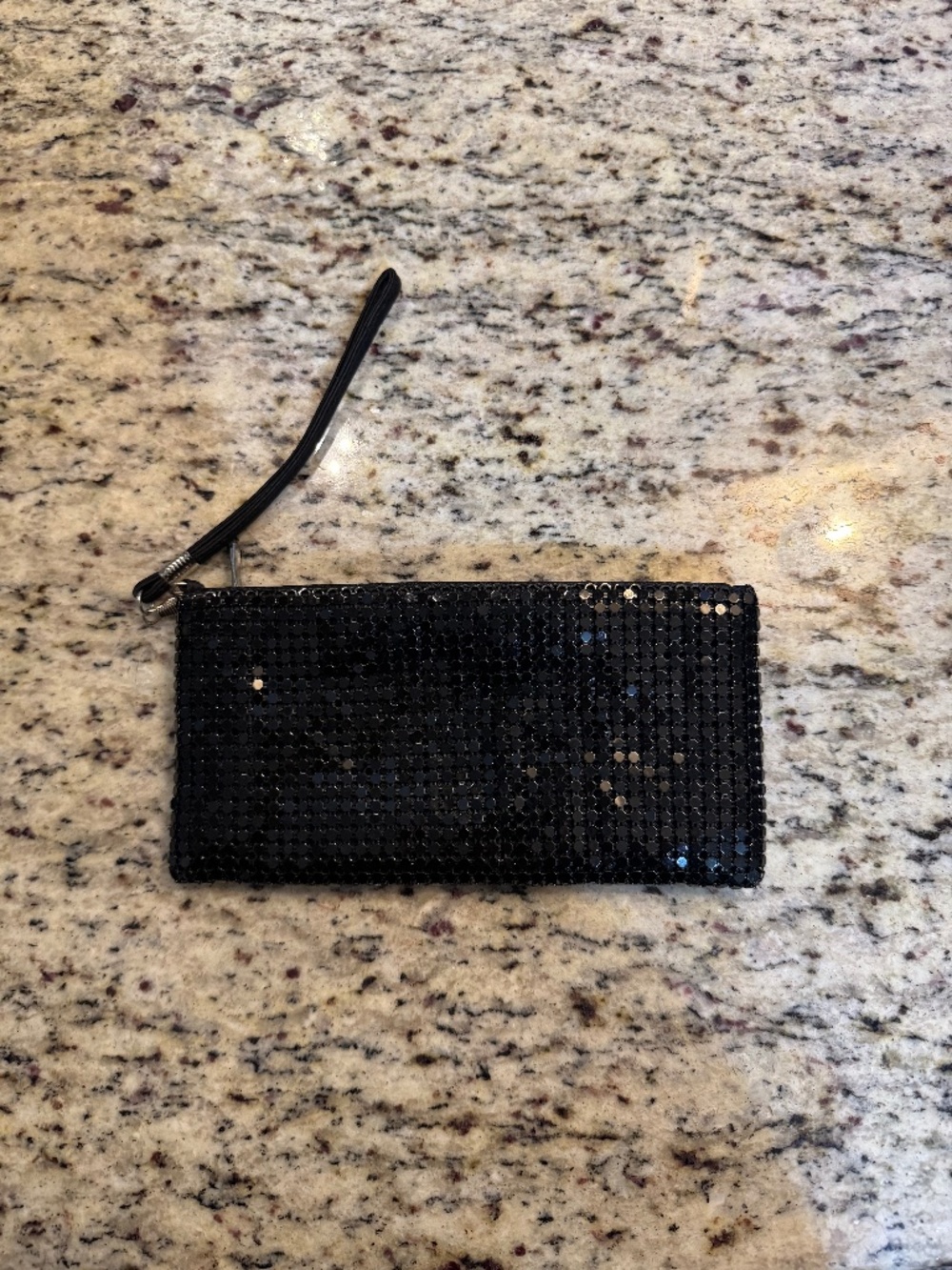 Black Metal Icing Wristlet 8x4 in